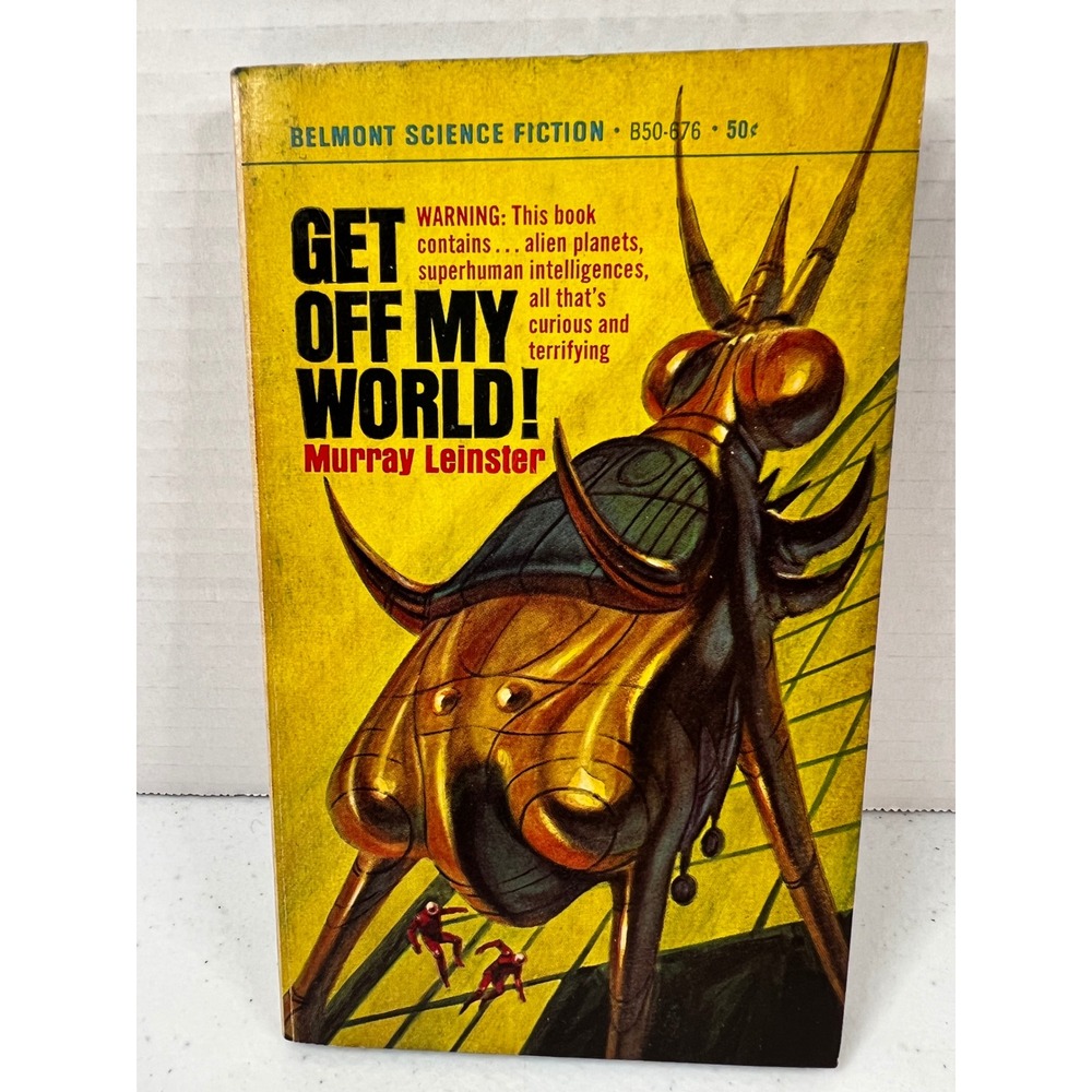 Get Off My World! Murray Leinster Belmont Science Fiction Paperback 1966 B50-676